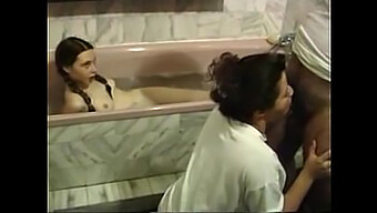 A steamy bath with dad: 5357363