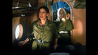 Sarah Louise Young and her big boobs in a wild airplane adventure